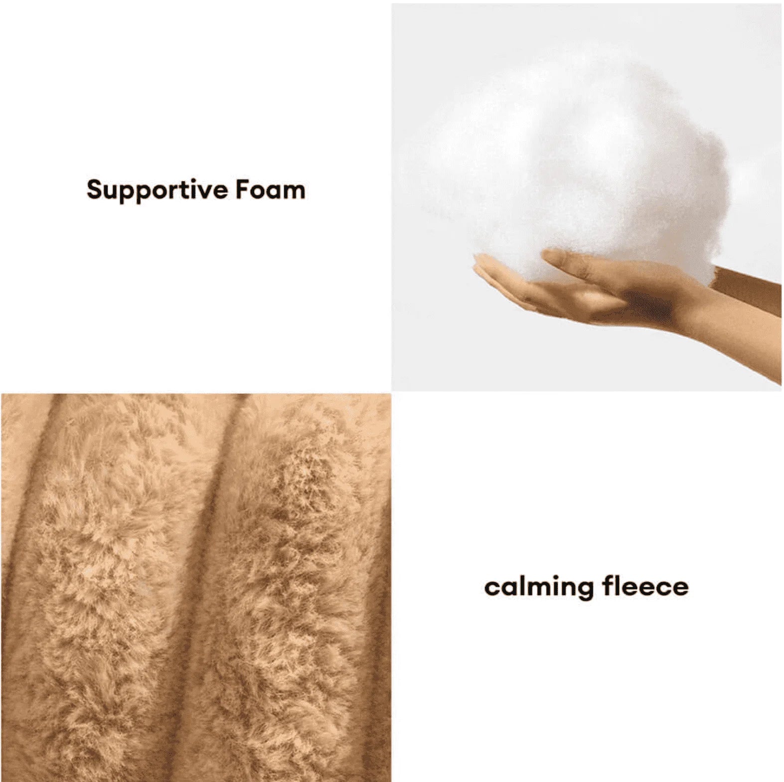 Factory Wholesale Luxury Trendy Striped Faux Lambswool Double Layer Orthopedic Dog Sofa Bed Soft Rectangle Plush Material-4