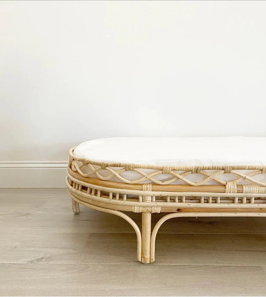 Frankie Rattan Dog Bed-4